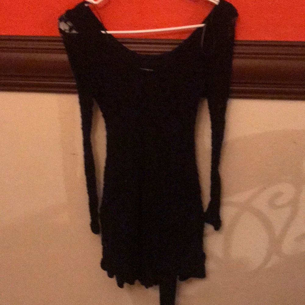 Lace long sleeve dress